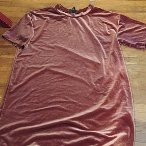 Forever 21 Velvet Tshirt dress